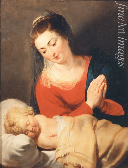 Rubens Pieter Paul - The Virgin Adoring the Sleeping Child