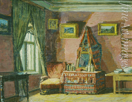 Petrowitschew Pjotr Iwanowitsch - Schlafzimmer im Haus des Komponisten Pjotr Tschaikowski in Klin