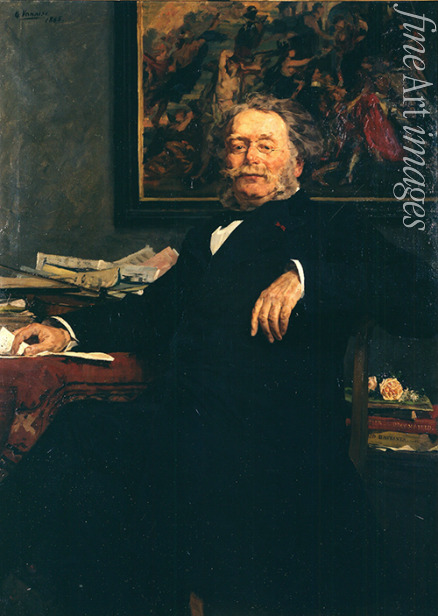 Vanaise Gustave - Porträt von Komponist Karel (Charles) Miry (1823-1889)