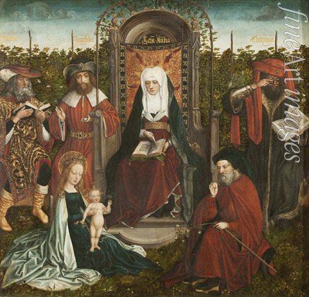 Meister der Familie der Heiligen Anna - Die Familie der Heiligen Anna (Triptychon, Mittelteil)