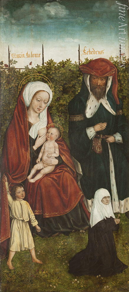 Meister der Familie der Heiligen Anna - Die Familie der Heiligen Anna (Triptychon, linke Tafel)