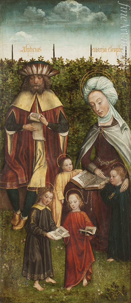 Meister der Familie der Heiligen Anna - Die Familie der Heiligen Anna (Triptychon, rechte Tafel)
