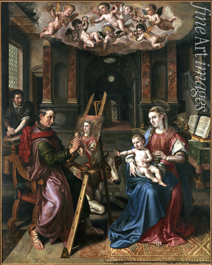 Vos Maerten de - Der Heilige Lukas, die Madonna malend