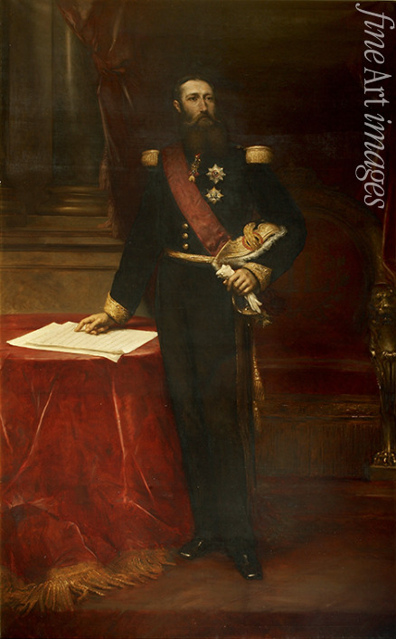 Gallait Louis Joseph - Portrait of Leopold II (1835-1909), King of the Belgians