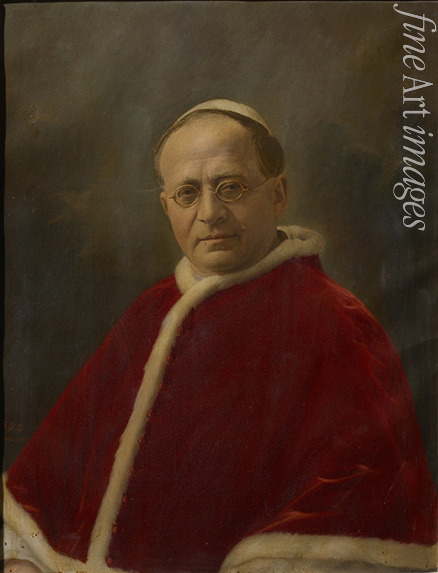 Anonymous - Portrait of the Pope Pius XI (1857-1939)