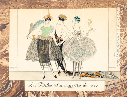 Barbier George - Les Belles Sauvageffes de 1920, aus Le Bonheur du Jour ou, Les Graces à la Mode