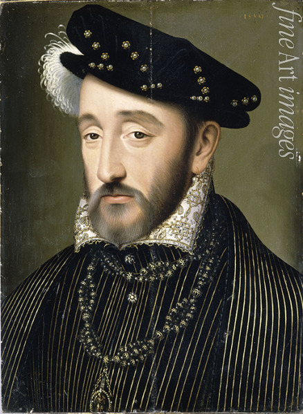 Clouet François (School) - Portrait of King Henry II of France (1519-1559)