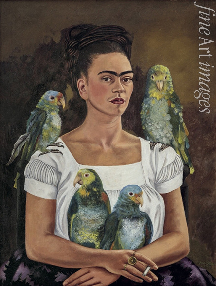 Kahlo Frida - Me and My Parrots