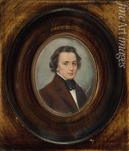 Anonymous - Portrait of Frédéric Chopin (1810-1849)