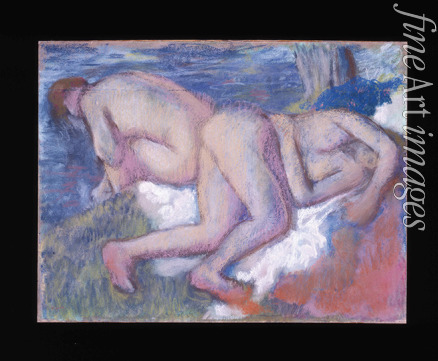 Degas Edgar - Deux femmes au bain (Two Women Bathing)