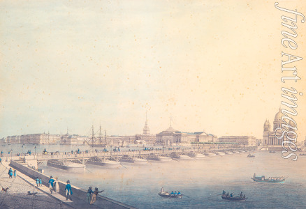 Hammer Christian Gottlieb - View of the Saint Isaac's Bridge in Petersburg