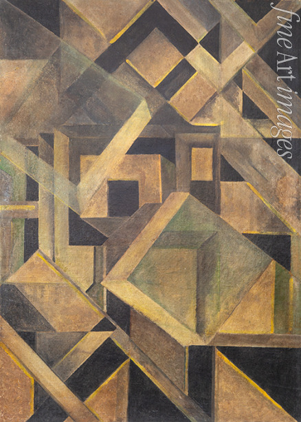 Matyushin Mikhail Vasilyevich - Abstract Composition with Crystalline Forms