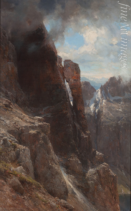 Compton Edward Theodore - Dolomites landscape