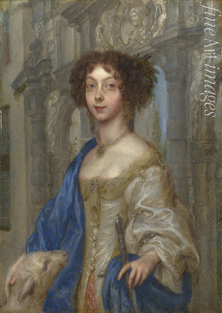 Coques Gonzales - Portrait of a Woman as Saint Agnes