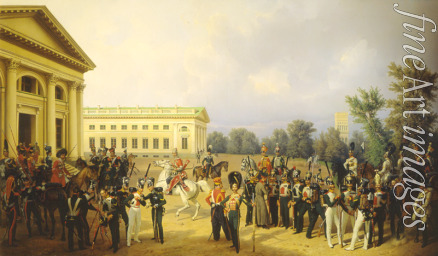 Krüger Franz - Russische Garde in Zarskoje Selo im Jahre 1832
