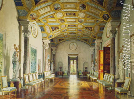 Premazzi Ludwig (Luigi) - The Great Agate Hall in the Great Palace in Tsarskoye Selo