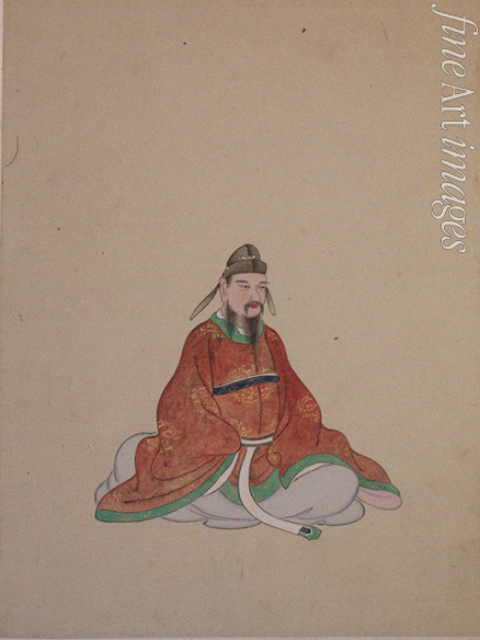 Chinesischer Meister - Porträt von Dichter Du Fu (712-770) 