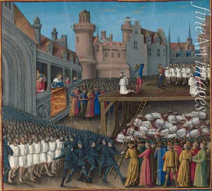 Colombe Jean - Massacre of the Saracen prisoners, ordered by King Richard the Lionheart, 1191