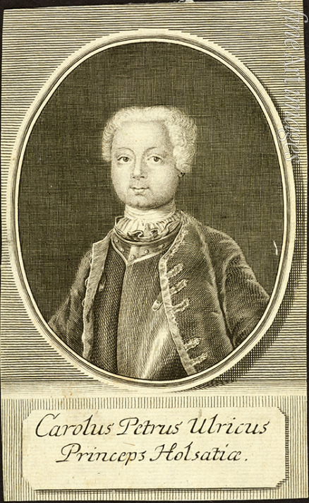 Fritzsch Christian Friedrich - Portrait of the Duke Karl Peter Ulrich of Holstein-Gottorp (1728-1762)