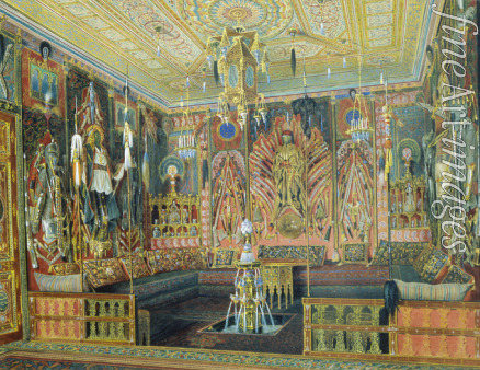 Premazzi Ludwig (Luigi) - The Asiatic (Turkish) room in the Great Palais in Tsarskoye Selo