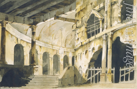 Russian master - Prison. Stage design for a theatre play