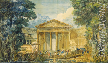 Russian master - Stage design for the opera Phaedra by G. Paisiello