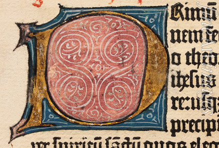 Anonymous - The Gutenberg Bible. Initial P