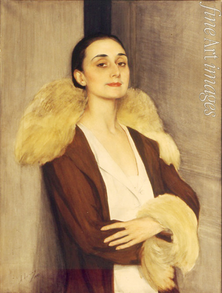 Sorin Saveli Abramovich - Portrait of Melita Cholokashvili (1895-1985)