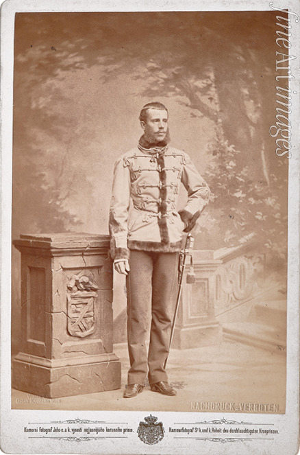 Photo studio C. K. Dvorni Prague - Rudolf, Crown Prince of Austria (1858-1889)