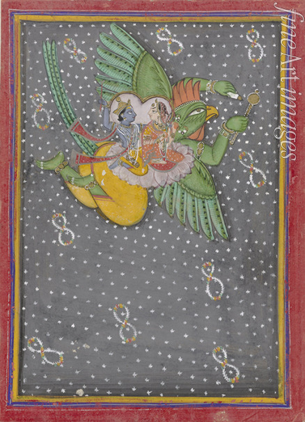 Anonymous - Garuda carrying Vishnu and Lakshmi