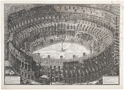 Piranesi Giovanni Battista - Veduta dell'Anfiteatro Flavio detto il Colosseo
