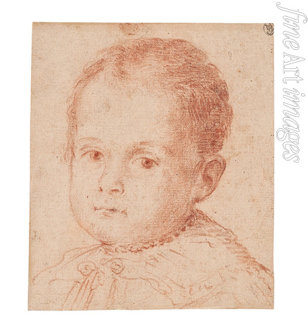 Fontana Lavinia - Porträtstudie eines Kindes mit Perlenkette