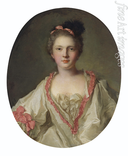Nattier Jean-Marc - Porträt von Marie-Thérèse Geoffrin (1715-1791), Marquise de la Ferté-Imbault  