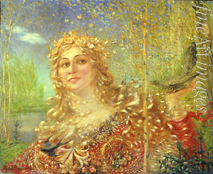 Yegorov Mikhail Dmitrievich - Singer Nadezhda Obukhova as Spring in the opera Snow Maiden by N. Rimsky-Korsakov