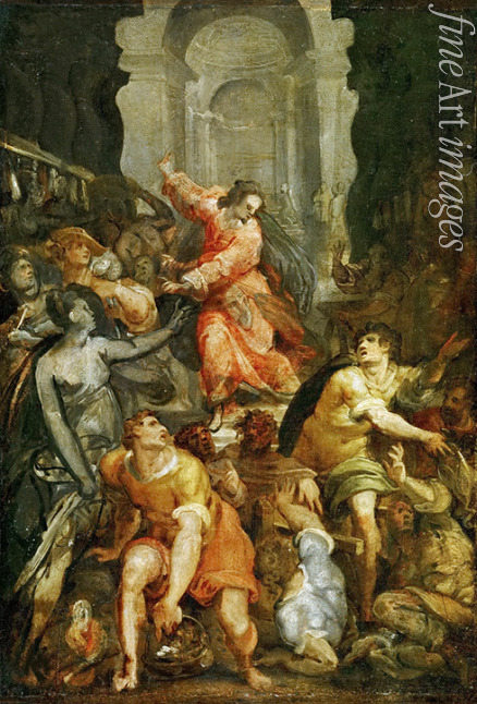 Zucchi Jacopo - Jesus vertreibt die Wechsler aus dem Tempel
