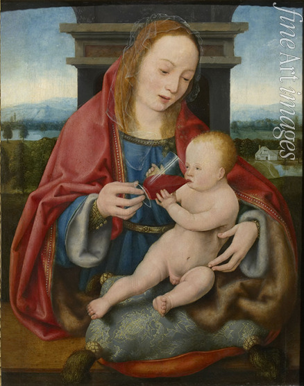Cleve Joos van - The Virgin with the Infant Christ Drinking Wine