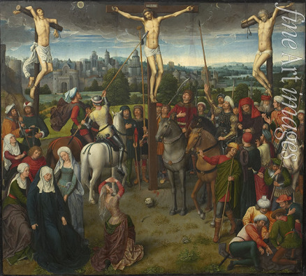 Memling Hans (workshop of) - Calvary Triptych, central panel