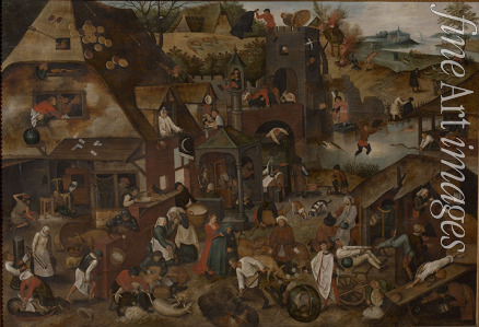 Brueghel Pieter der Jüngere - Flämische Sprichwörter