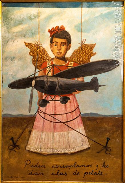 Kahlo Frida - Piden Aeroplanos y les dan alas de petate