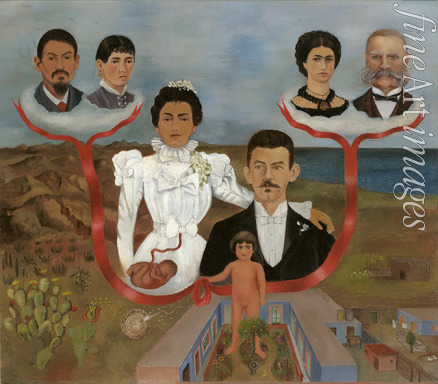 Kahlo Frida - My Grandparents, My Parents, and I (Family Tree)
