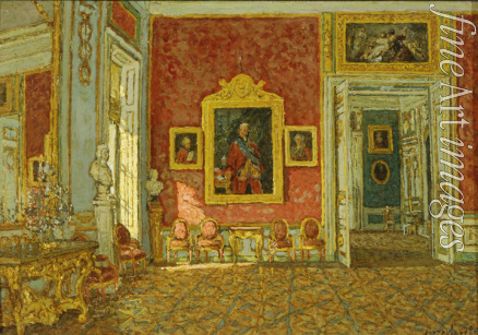 Petrovichev Pyotr Ivanovich - The purple Drawing Room in the Kuskovo Palace