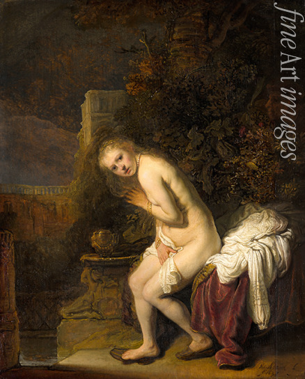 Rembrandt van Rhijn - Susanna at her Bath
