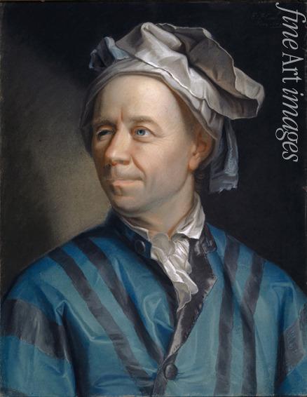 Handmann Emanuel - Porträt des Mathematikers Leonhard Euler (1707-1783)