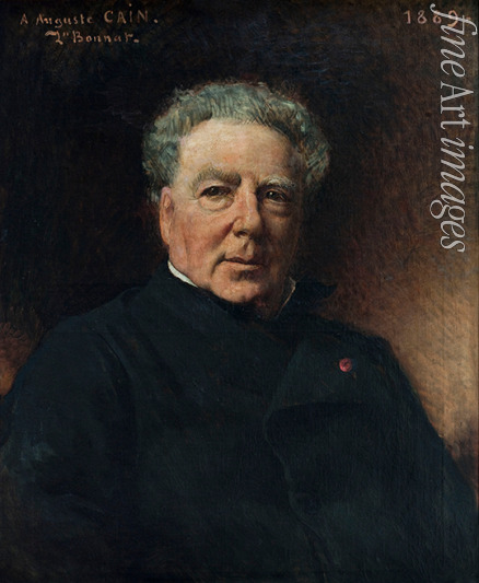 Bonnat Léon - Portrait of Auguste-Nicolas Caïn (1821-1894)