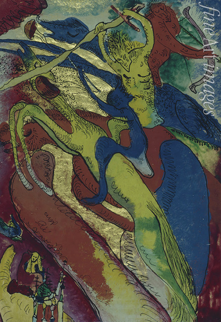 Kandinsky Wassily Vasilyevich - Riders of the Apocalypse I