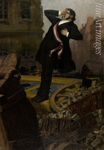 Laurens Jean-Paul - Death of deputy Alphonse Baudin on December 3, 1851