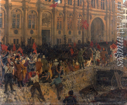 Laurens Jean-Paul - Proclamation of the Republic on February 24, 1848