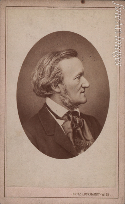 Luckhardt Fritz - Porträt von Komponist Richard Wagner (1813-1883)