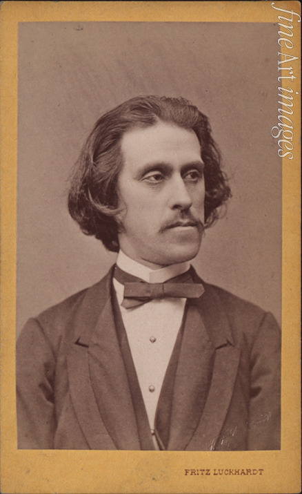 Luckhardt Fritz - Portrait of the composer Josef Strauss (1827-1870)