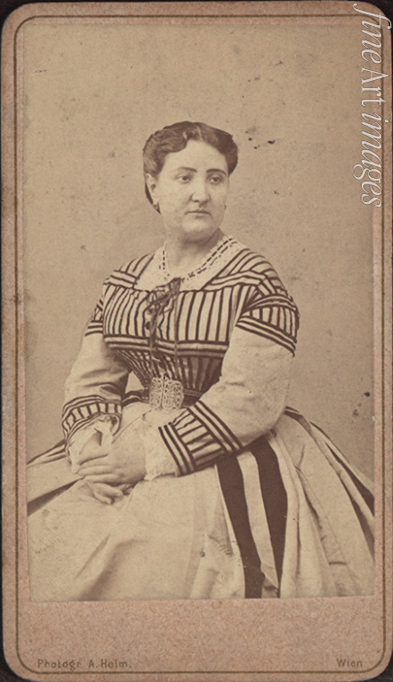 Helm Amand - Portrait of the opera singer Carlotta Patti (1835-1889)